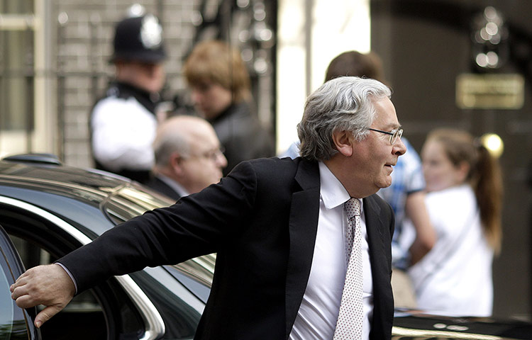 Week in business: Governor of the Bank of England Mervyn King arrives at 10 Downing Street