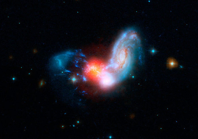 space monthly: A brilliant burst of star formation