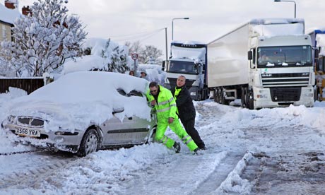 Heavy snow, UK weather