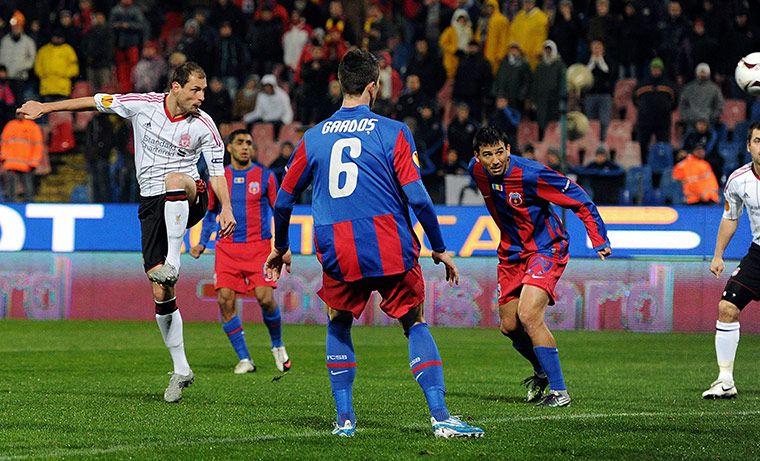 Liverpool FC: Steau Bucharest v Liverpool - UEFA Europa League
