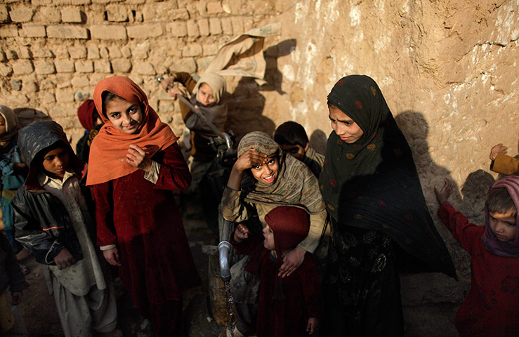 24 hours: A group of Afghan girls in a slum area on the outskirts of Islamabad