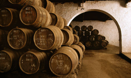 Barrels of port