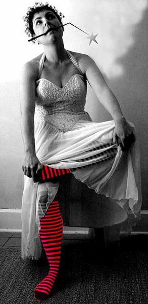 DIY Christmas cards: Xmas tree fairy