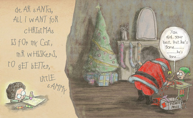 DIY Christmas cards: All I want for Christmas by Morgan O'Regan