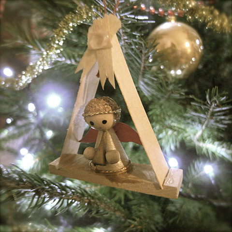 DIY Christmas cards: Little angel by chloe.e