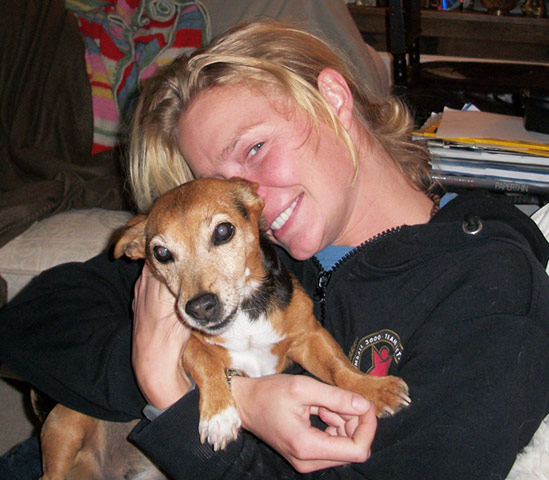 Week in pictures: Kidd: Jodie Kidd with dog