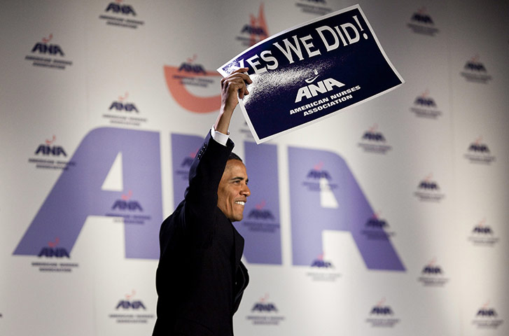 obama 2010: obama speaks at american nurses association