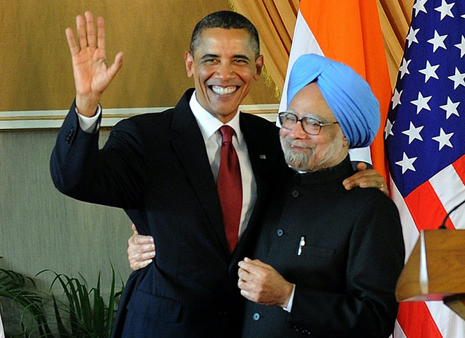 obama 2010: Barack Obama and Manmohan Singh
