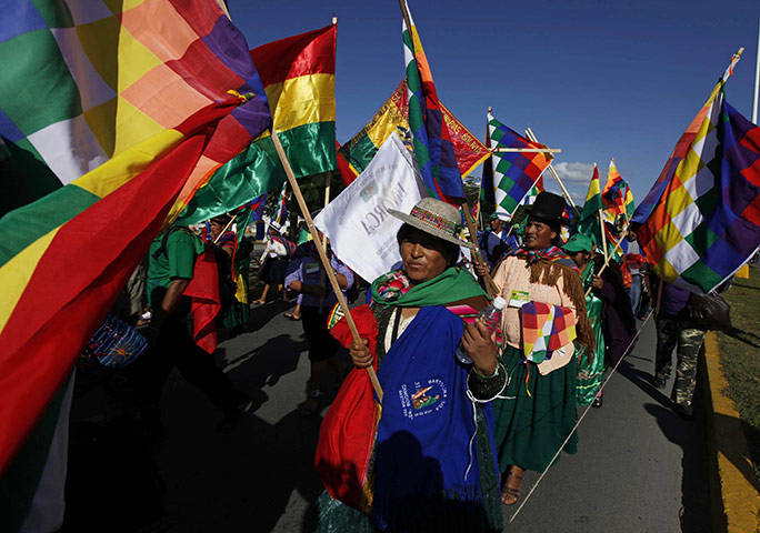 2010 year in MDG: Cancun : Activists from Via Campesina