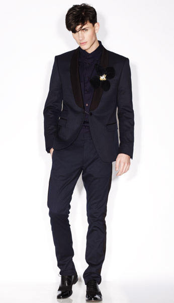 Line-up: cocktail: Navy jacket