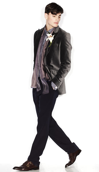 Line-up: cocktail: Velvet jacket