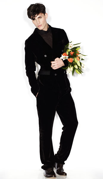 Line-up: cocktail: Velvet jacket