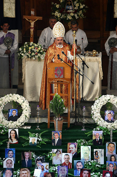 Christian in Middle East: Ignatius Joseph III Yunan delivers a sermon at the Sayidat al-Nejat