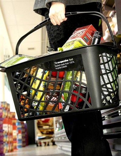 Week in Business:  The Co-op has the UK’s first 100% recycled plastic shopping baske