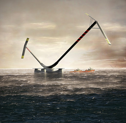 2010 green technologies: The revolutionary 10MW Aerogenerator X, an offshore wind turbine