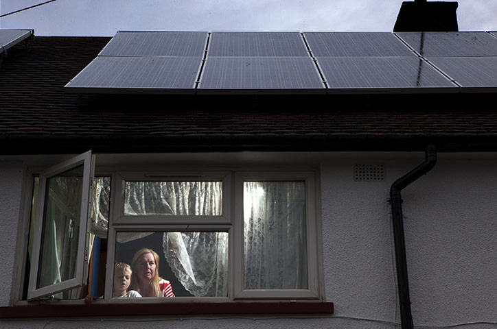 2010 green technologies: House with Solar panels