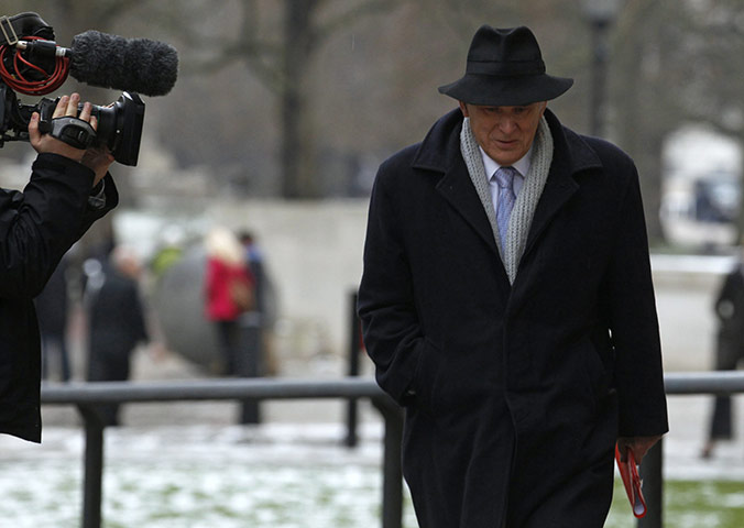 Week in Business: Business Secretary Vince Cable arrives at the Treasury in London