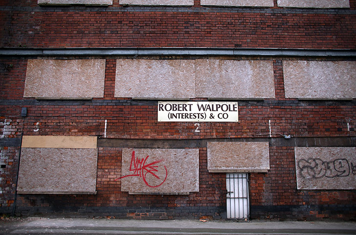 Week in Business: A boarded up factory sits in Hanley, Stoke-on-Trent, Staffordshire