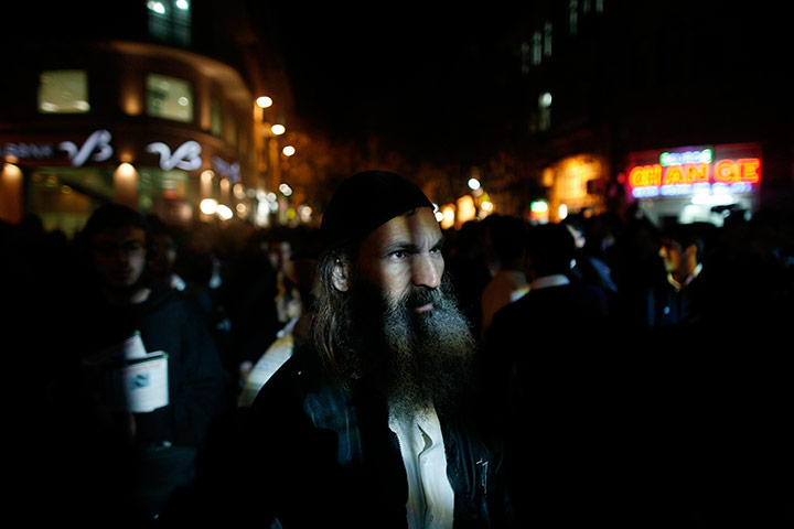 24 hours in pictures: Israeli right wing activists and Ultra Orthodox Jews stage a rally 