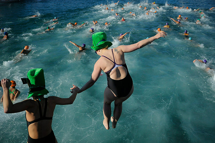 24 hours in pictures: Two competitors during Barcelona's Copa Nadal