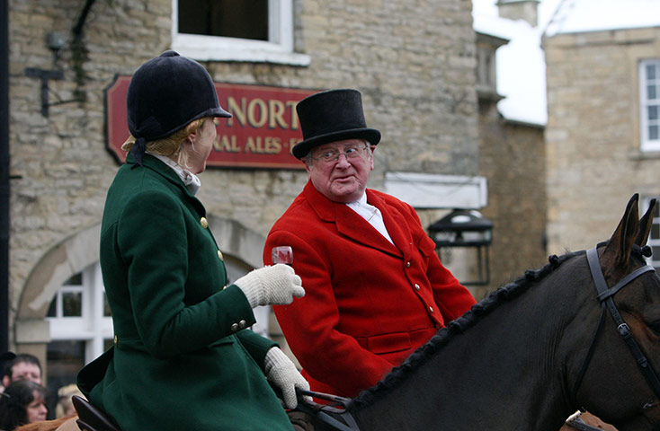 Hunting: the Heythrop hunt