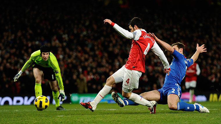 sport: Arsenal's Cesc Fabregasremier League soccer match in London