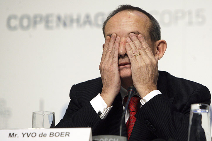 2010 year in environment: COp15 Yvo de Boer, head of the U.N. Climate Change Secretaria