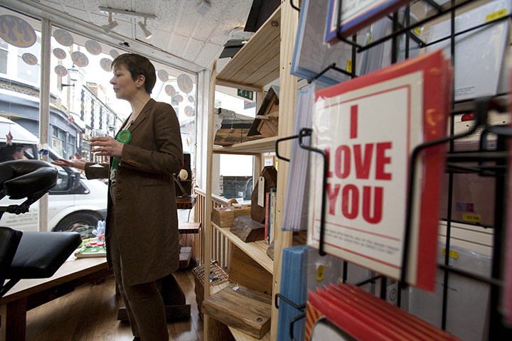 2010 year in environment: Caroline Lucas, Green Party leader 