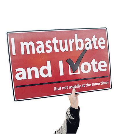 Placards of the year: Rally in washington DC