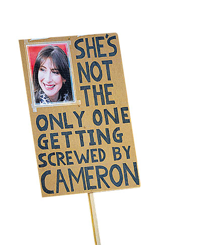 Placards of the year: -