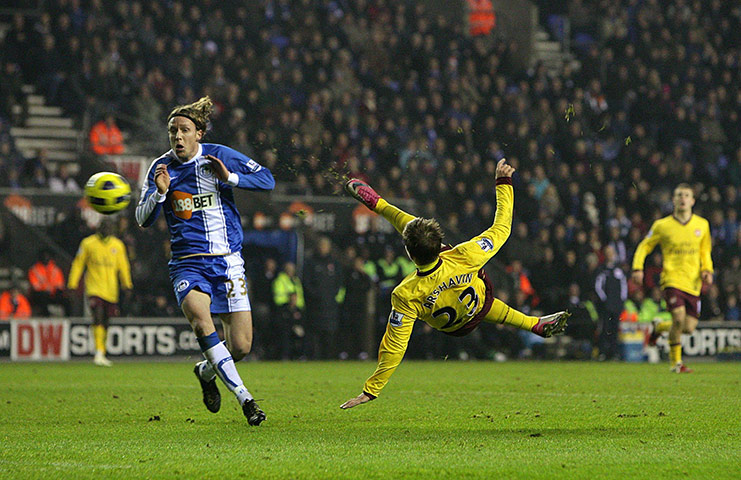 sport: Soccer - Barclays Premier League - Wigan Athletic v Arsenal - DW Stadium