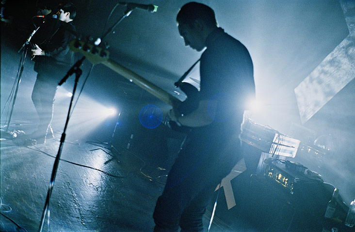 The xx: The xx on stage in Knoxville, TN. USA, 2010
