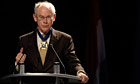 Herman van Rompuy, president of the European council