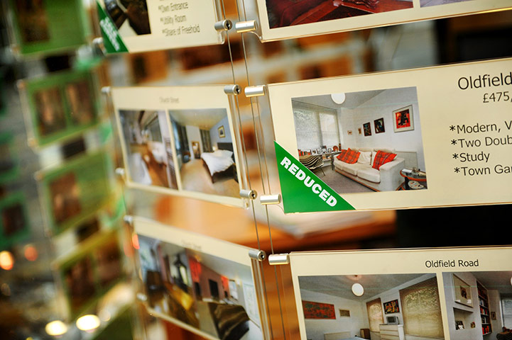 Year in business: Brooks Estate Agent's window on Church Street in Stoke Newington