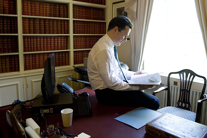 Year in business: Chancellor of the Exchequer George Osborne preparing for his first Budget 