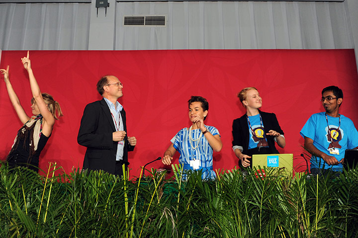 Week in Cancun COP16: During an intergenerational inquiry event 