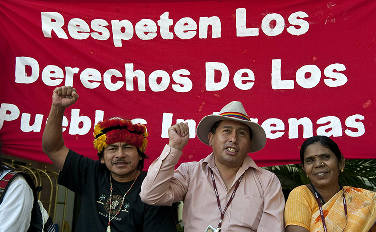 Week in Cancun COP16: Indigenous people protest on December 2,