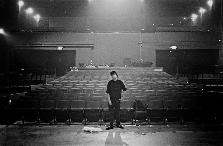 The xx: Jamie checks the sound for the audience in Atlanta 