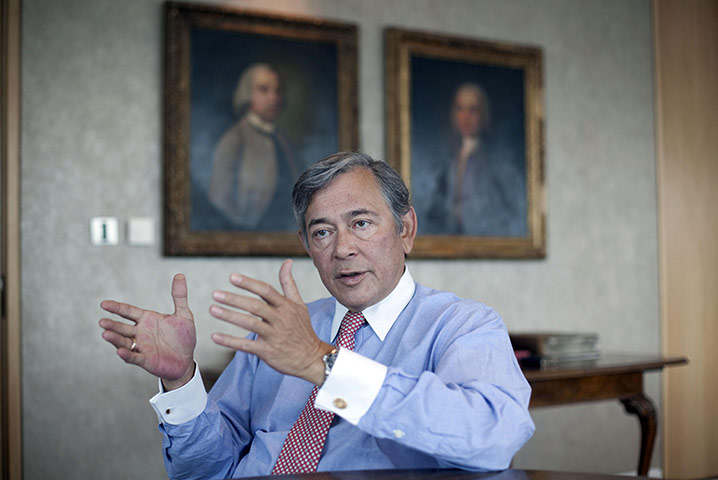 Year in business: Eric Daniels, Lloyds Banking Group CEO in his offices