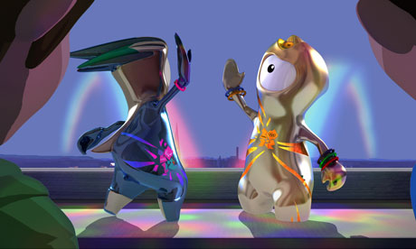 Wenlock and Mandeville, 2012 Olympic mascots. 