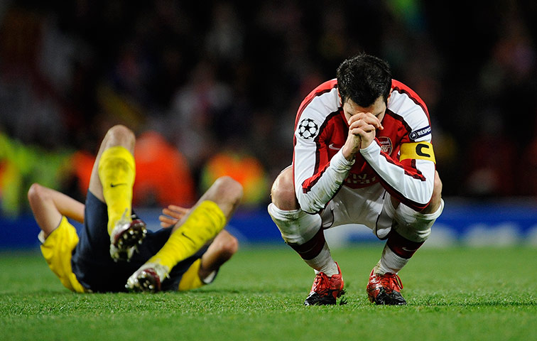 pictures of the year: Arsenal v Barcelona