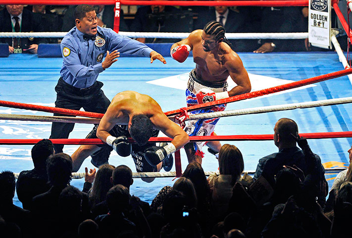 pictures of the year: David Haye v John Ruiz