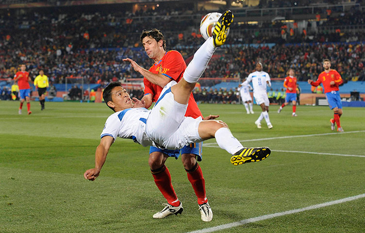 pictures of the year: Spain v Honduras