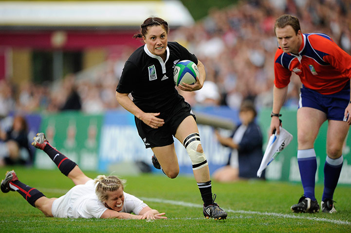 pictures of the year: England v New Zealand womens rugby