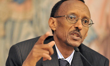 President of Rwanda Paul Kagame