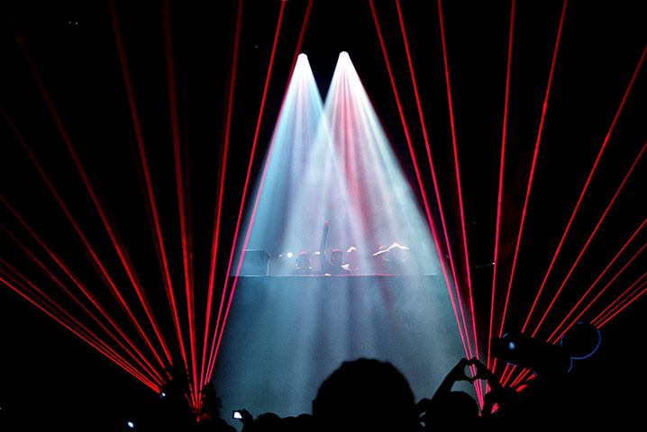 Swedish House Mafia: SHM on stage in Vegas