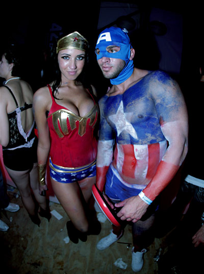 Swedish House Mafia: Captain America and Wonder Woman