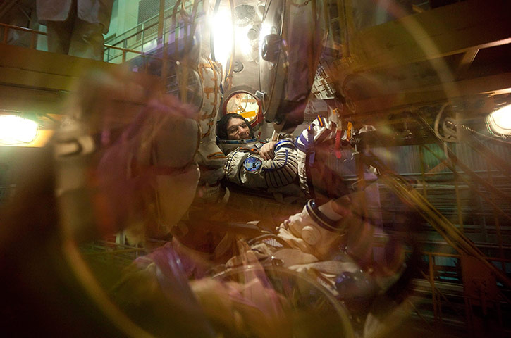 24 hours in pictures: ISS crew member European Space Agency astronaut Nespoli