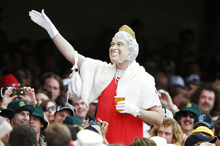 Ashes 2010: A member of the Barmy Army 