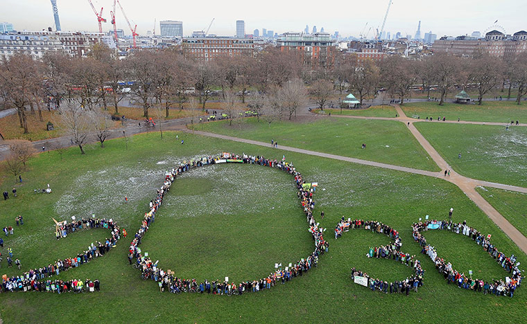COP16 protest: Campaign Against Climate Change protest for Cancun in London